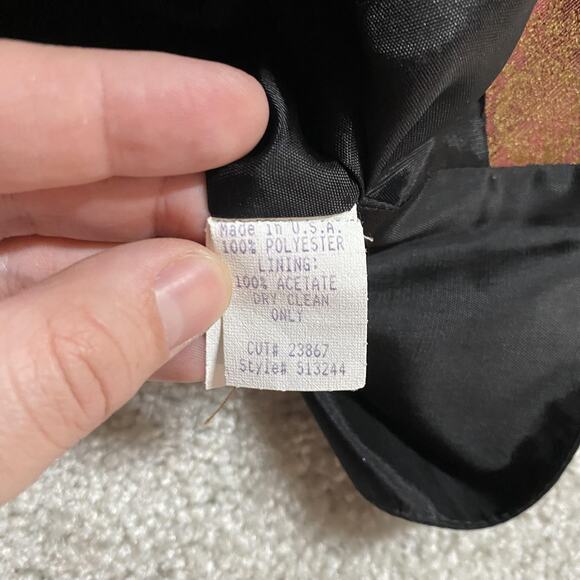 Wah Maker Vest Mens XL Brown Gold Brocade Formal Western Frontier USA Waistcoat - Picture 4 of 8